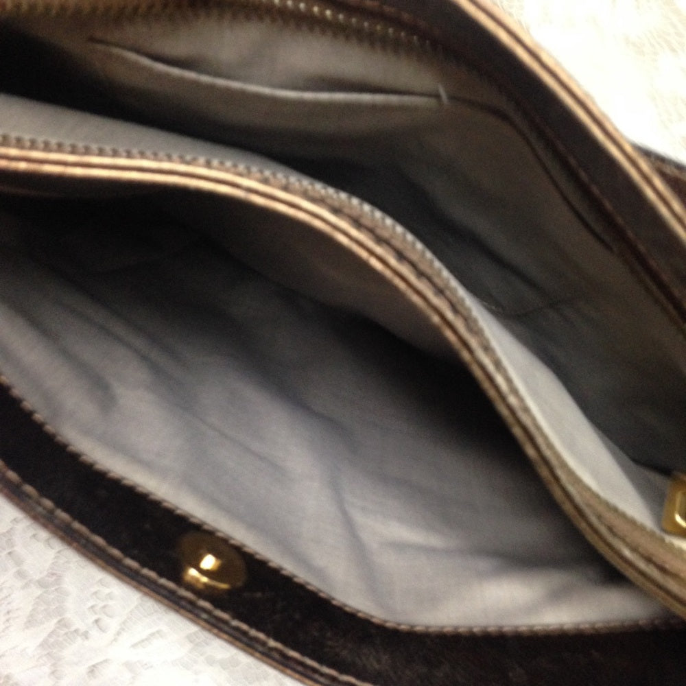 Marc by Marc Jacobs Copper Leather Shoulder-Handba