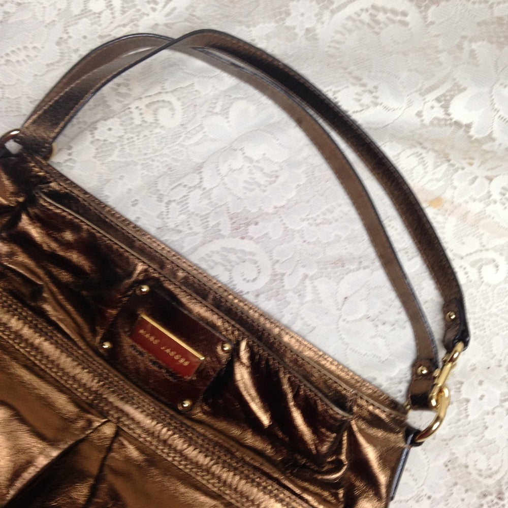 Marc by Marc Jacobs Copper Leather Shoulder-Handba