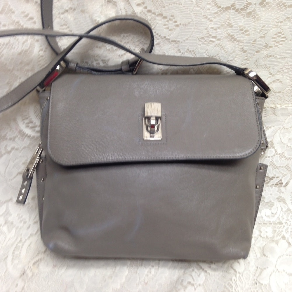 Marc by Marc Jacobs Gray Leather Shoulder-Crossbody