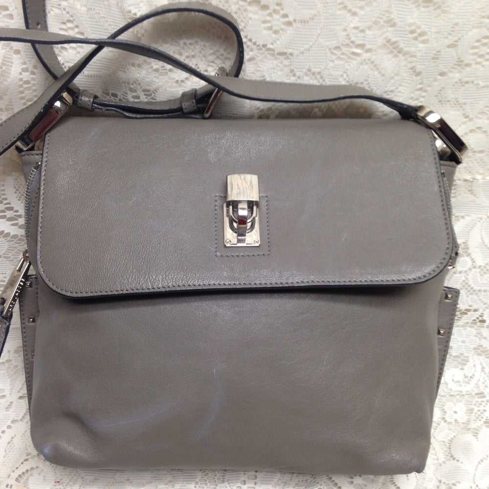 Marc by Marc Jacobs Gray Leather Shoulder-Crossbody
