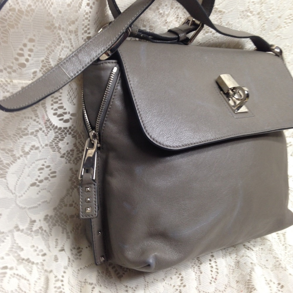 Marc by Marc Jacobs Gray Leather Shoulder-Crossbody