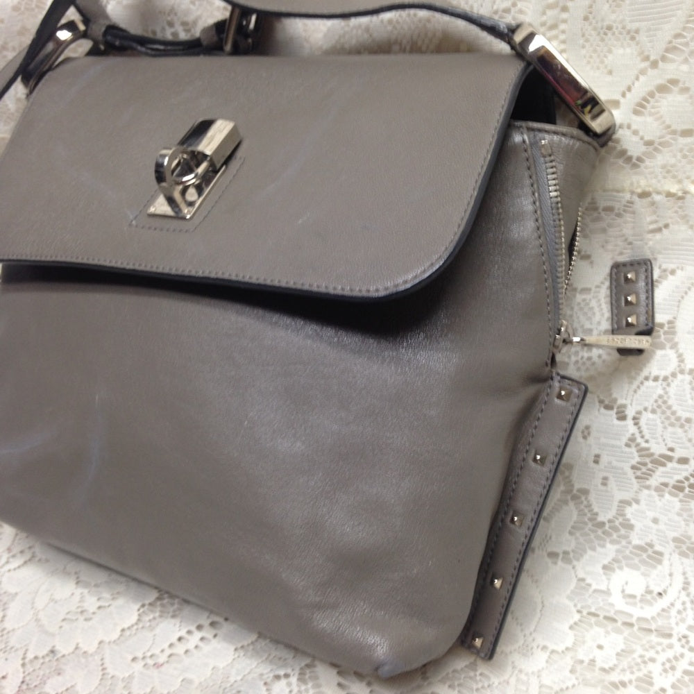 Marc by Marc Jacobs Gray Leather Shoulder-Crossbody