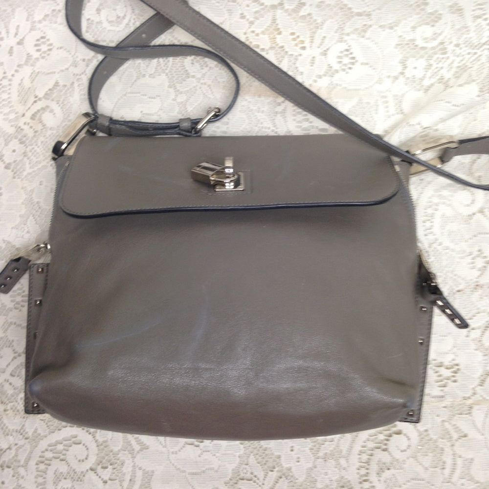 Marc by Marc Jacobs Gray Leather Shoulder-Crossbody