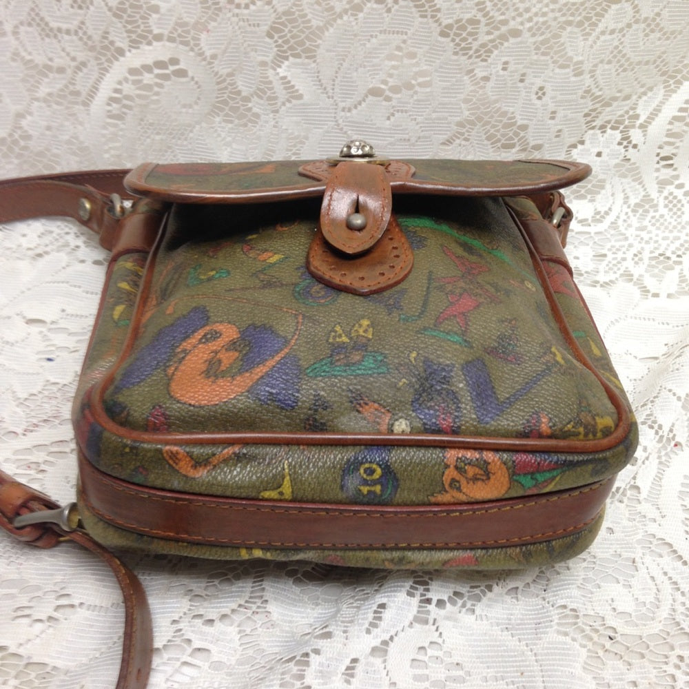 Vintage Golfana Italy Crossbody 8in x 6.5in x 2in