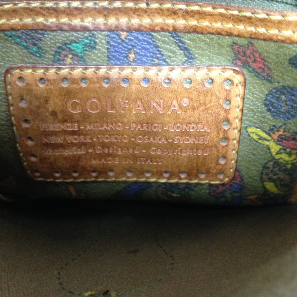 Vintage Golfana Italy Crossbody 8in x 6.5in x 2in