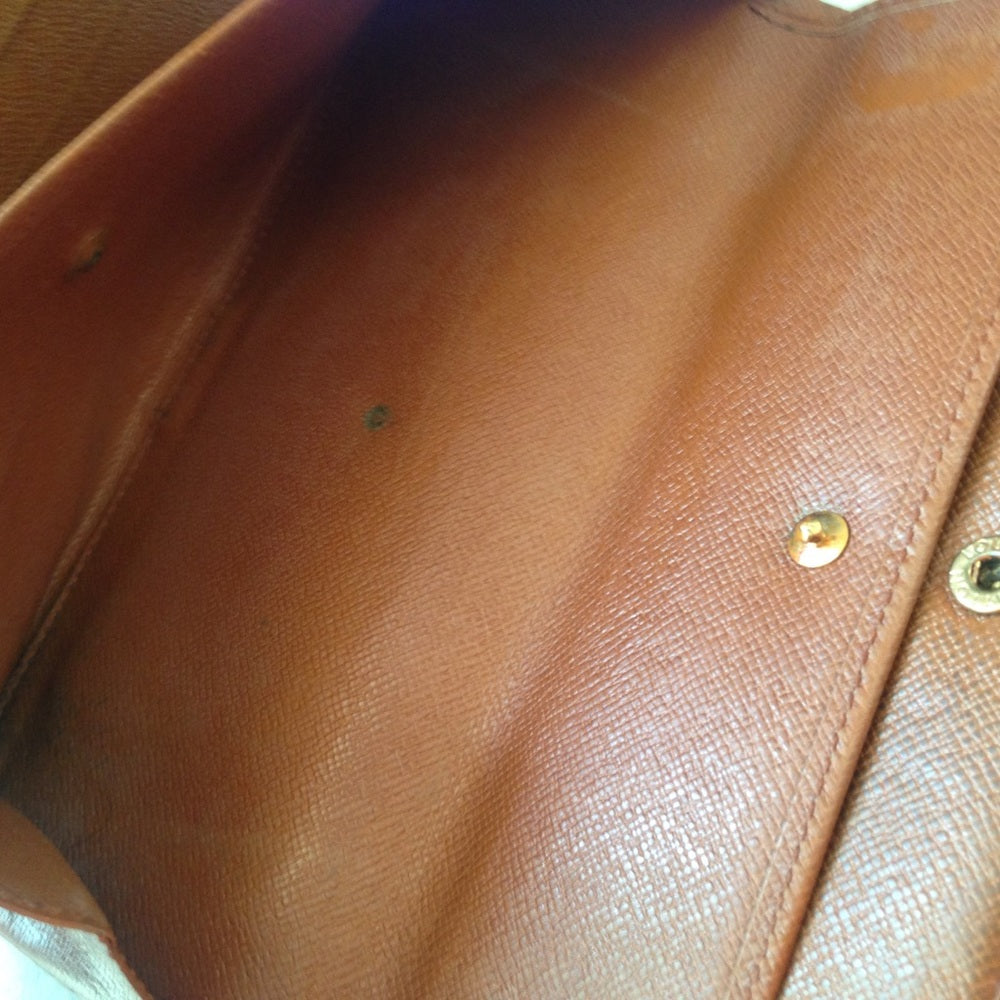 Louis Vuitton, Brown Mono, Bi-Fold Long Wallet