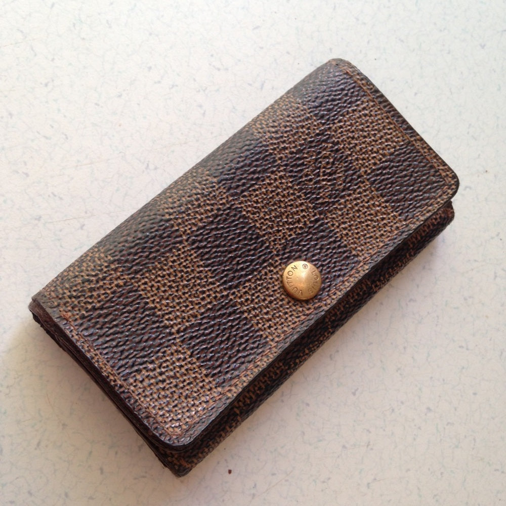 Authentic, Louis Vuitton, Damier Ebene 4-Hooks Key