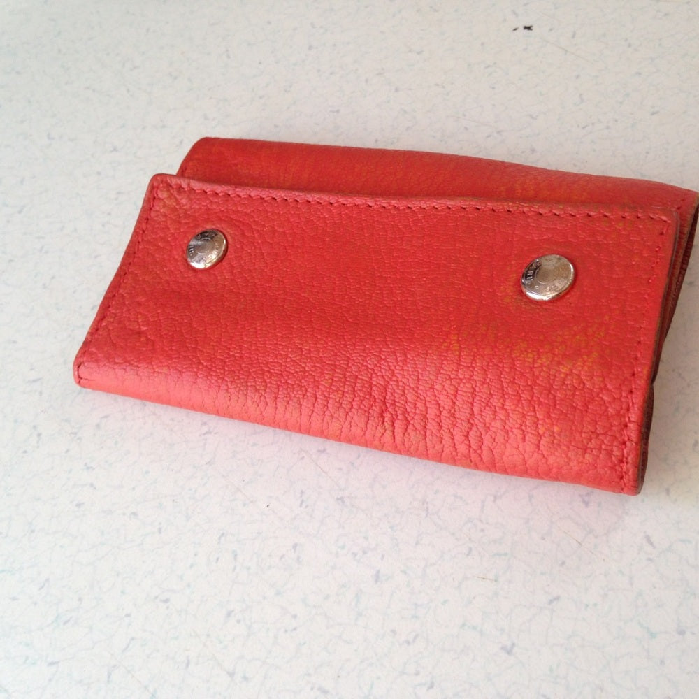 Hermes Tangerine Leather 6-Hooks Key Case