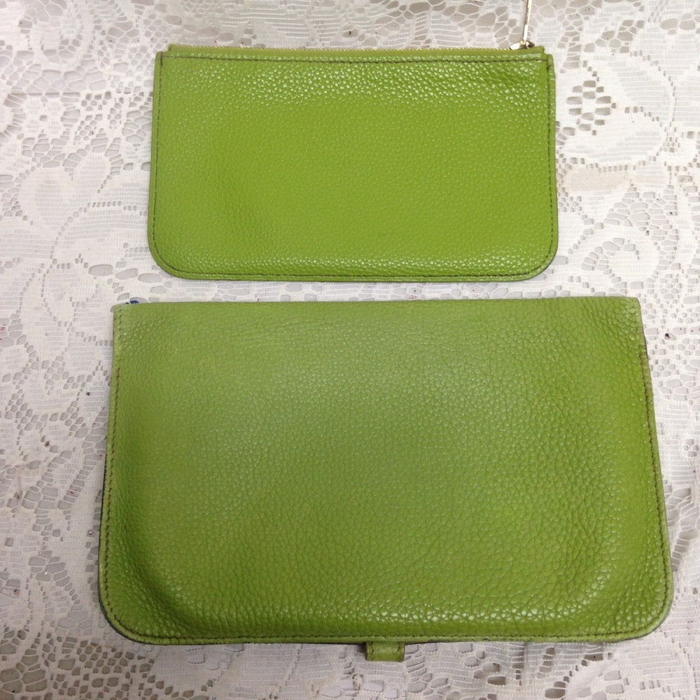 Hermes Logos GM Togo Leather Wallet and Coin Purse