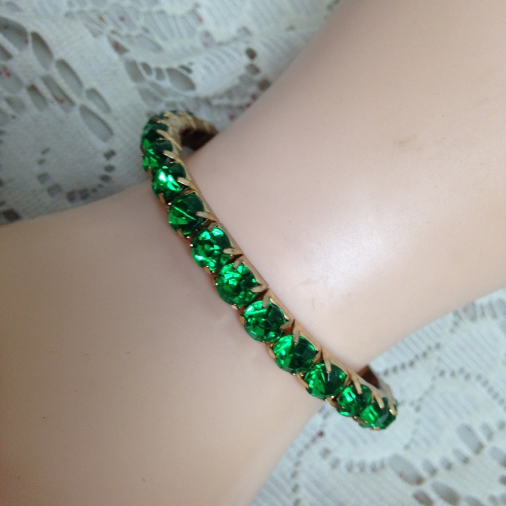 3pc Multi-color Rhinestone Stretchable Bracelets