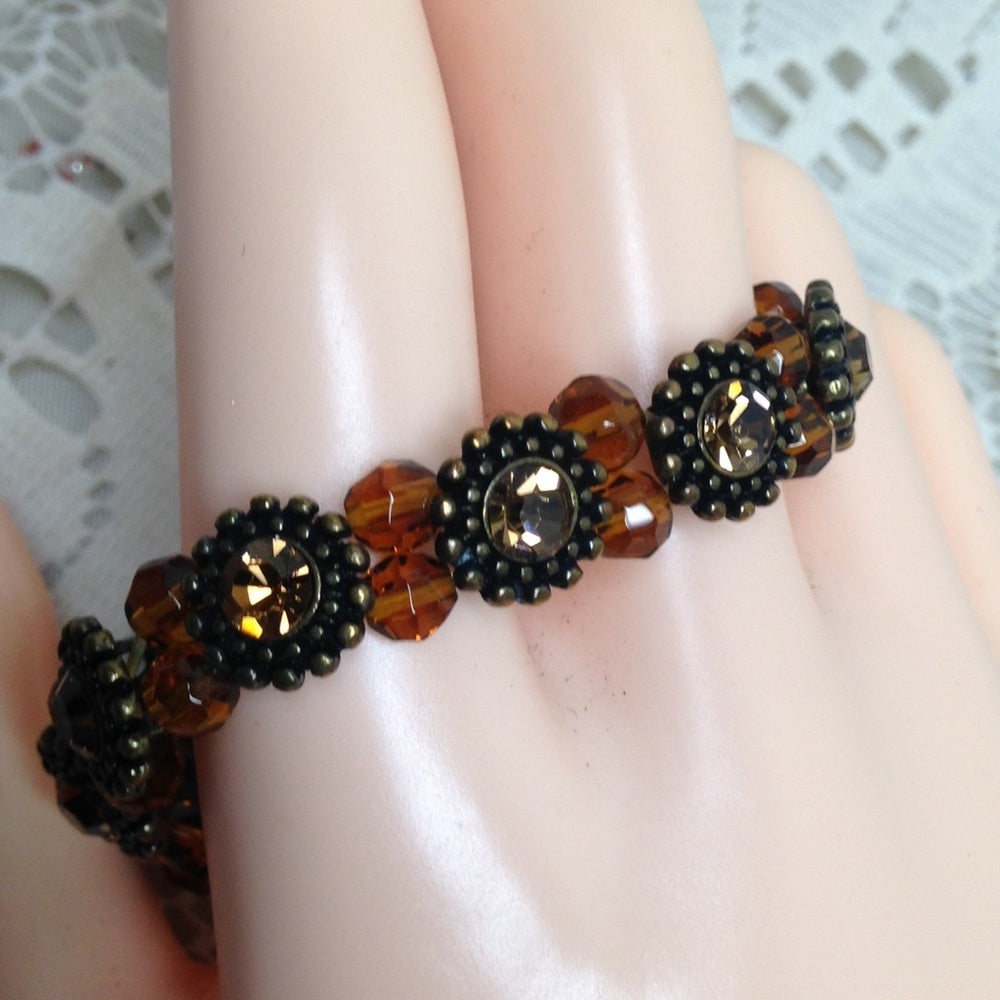 3pc Multi color Beaded Stretchable Bracelets