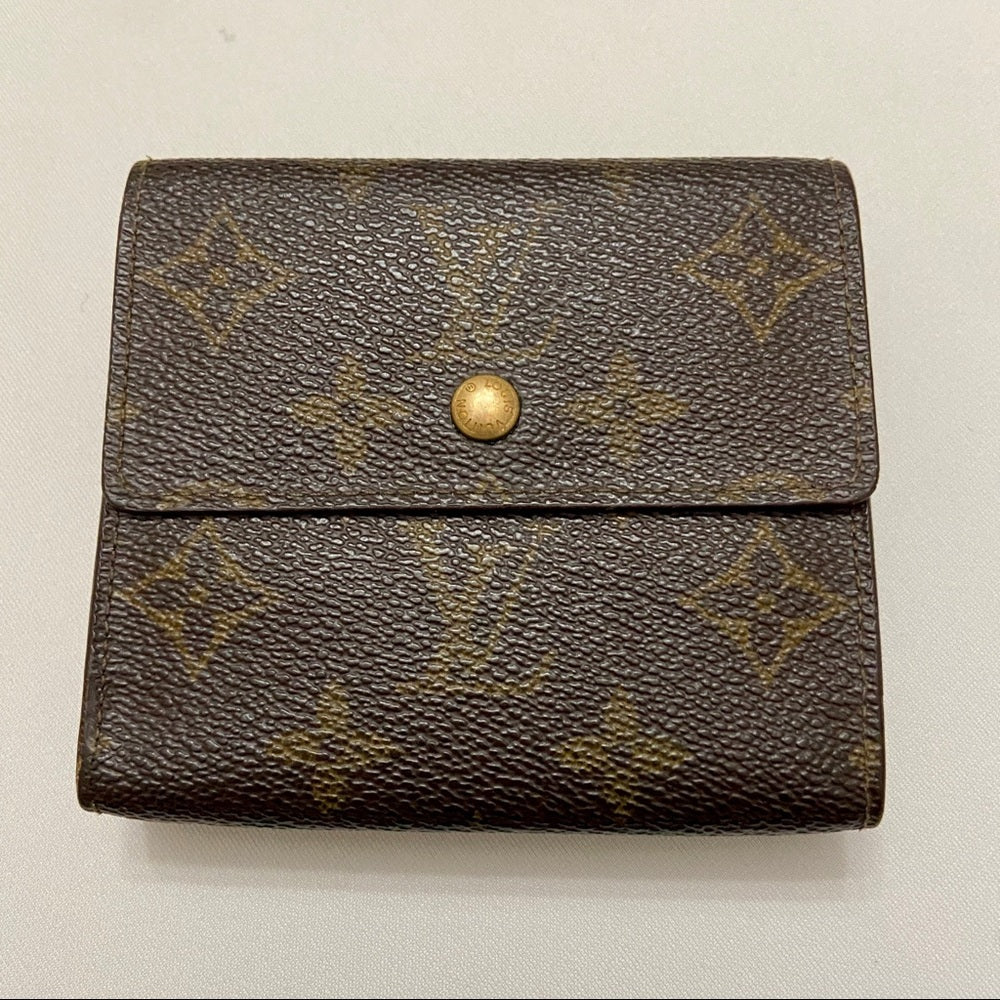 Louis Vuitton, Brown Mono, Compact Wallet