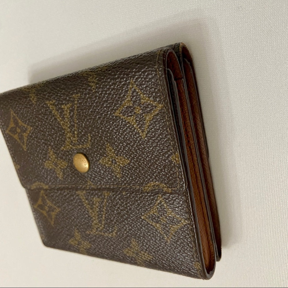 Louis Vuitton, Brown Mono, Compact Wallet