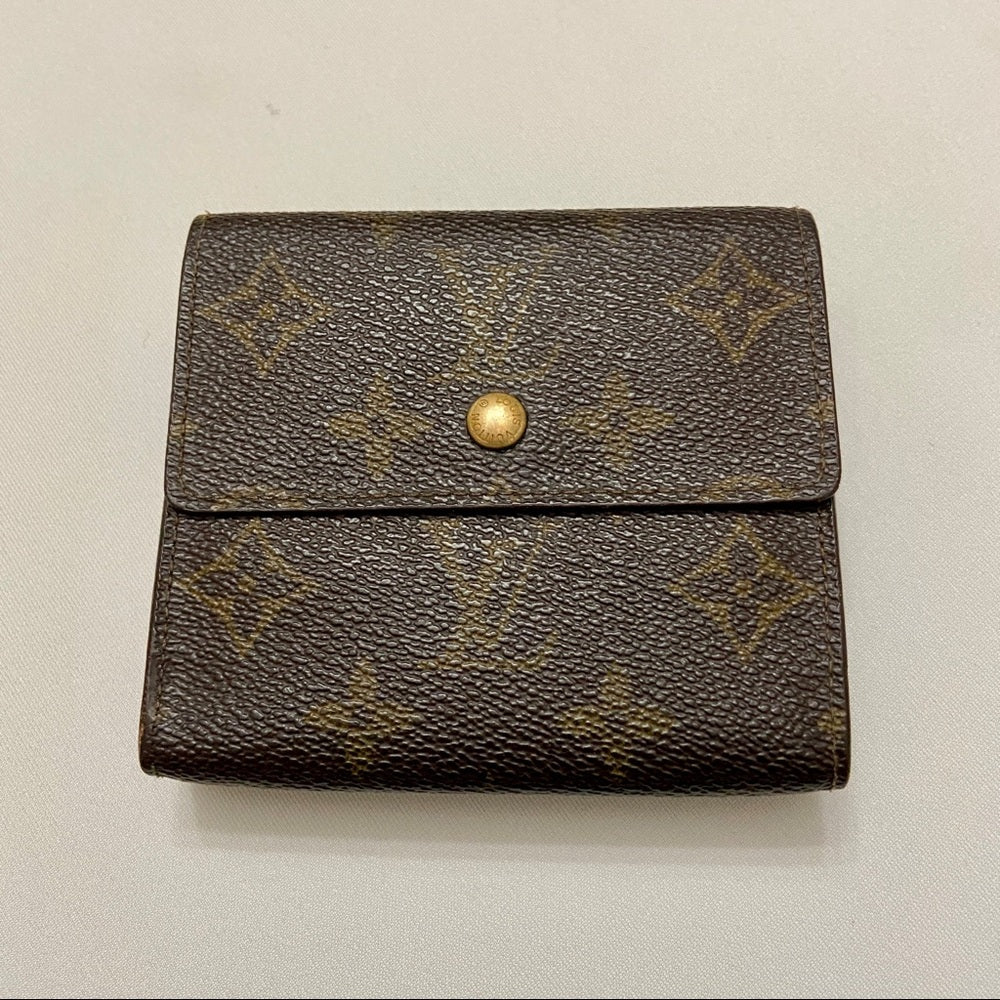 Louis Vuitton, Brown Mono, Compact Wallet