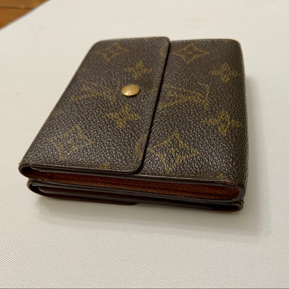 Louis Vuitton, Brown Mono, Compact Wallet