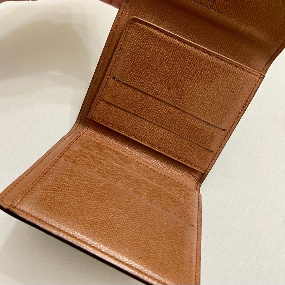 Louis Vuitton, Brown Mono, Compact Wallet