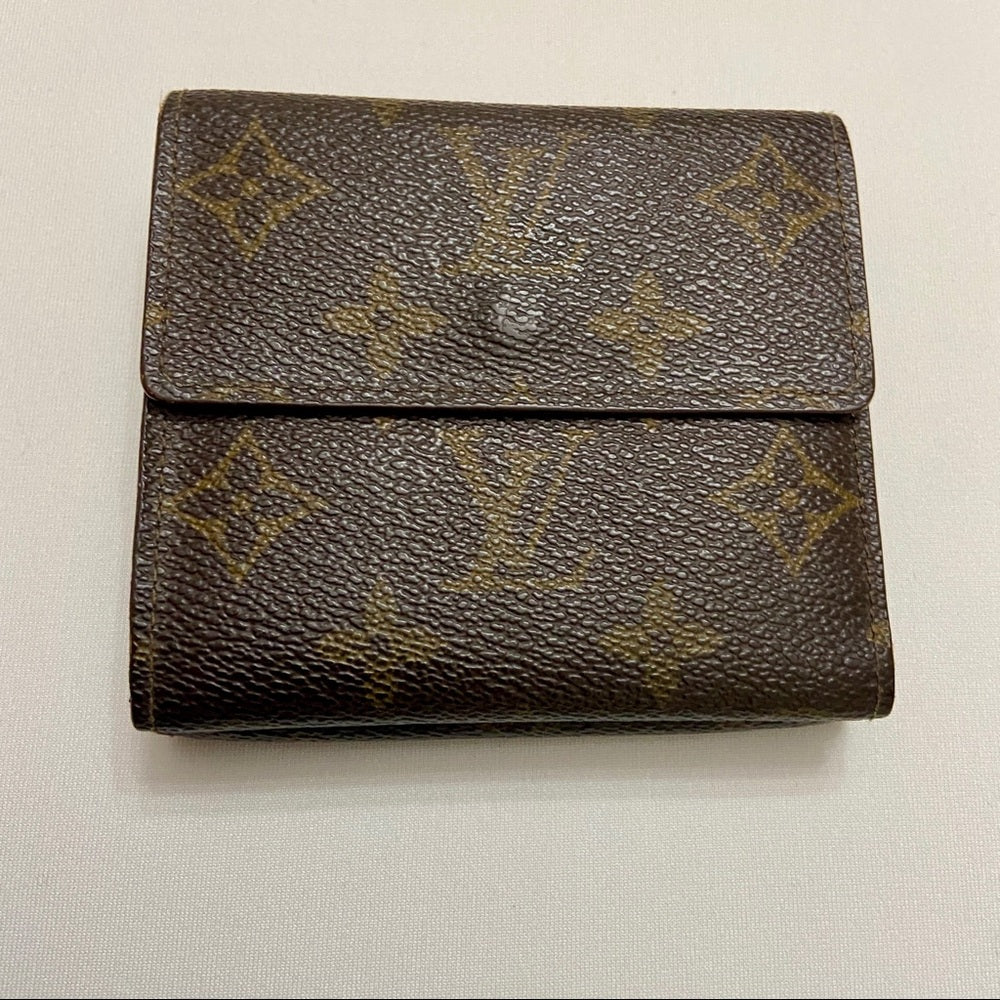 Louis Vuitton, Brown Mono, Compact Wallet