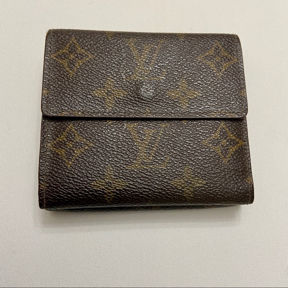 Louis Vuitton, Brown Mono, Compact Wallet