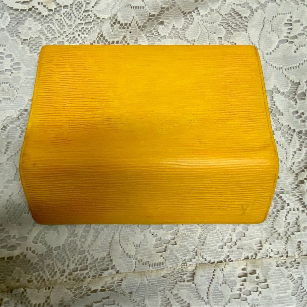 Louis Vuitton, Yellow Epi Leather Bi-fold Wallet