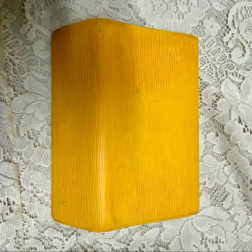 Louis Vuitton, Yellow Epi Leather Bi-fold Wallet