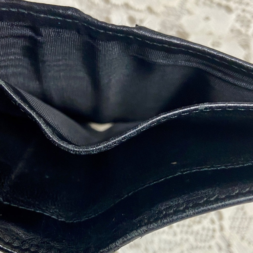 Gucci Black Mono Coated Canvas Bifold Wallet
