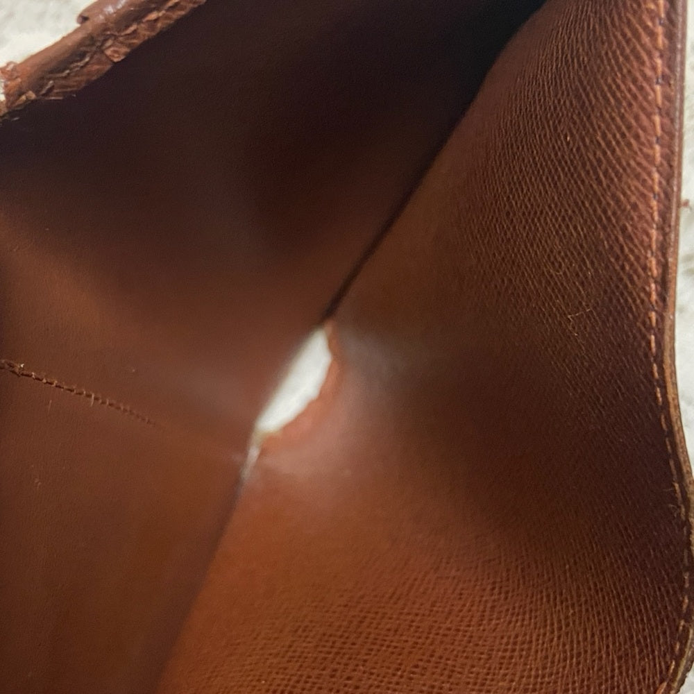 Louis Vuitton Brown Mono Kisslock Compact Wallet