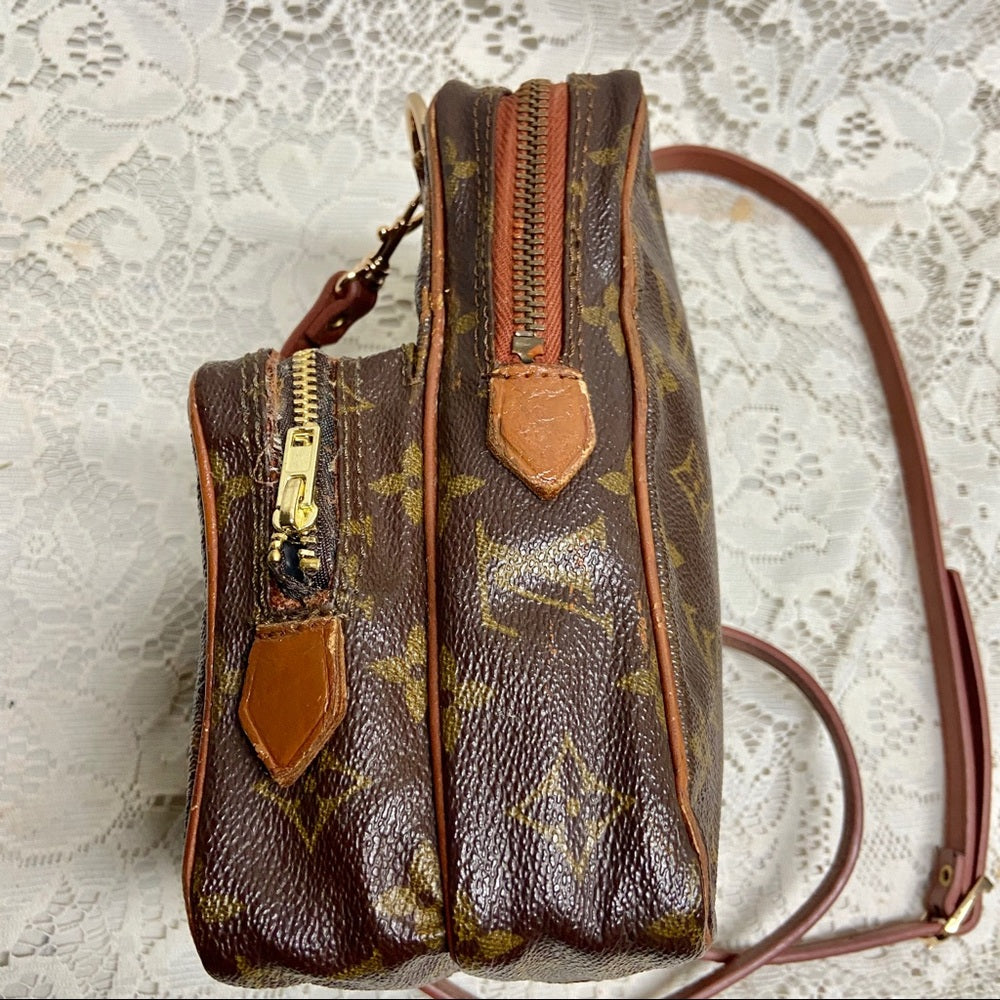 Rare, Vintage Louis Vuitton Mono Amazon PM Unisex Crossbody 7in x 5in x 3in