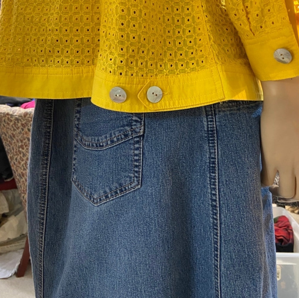 Cato, Denim Jean Skirt - Size 14