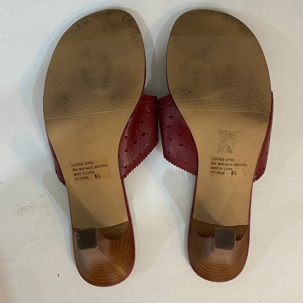 Mossimo, Red Leather Sandals - Size 8.5