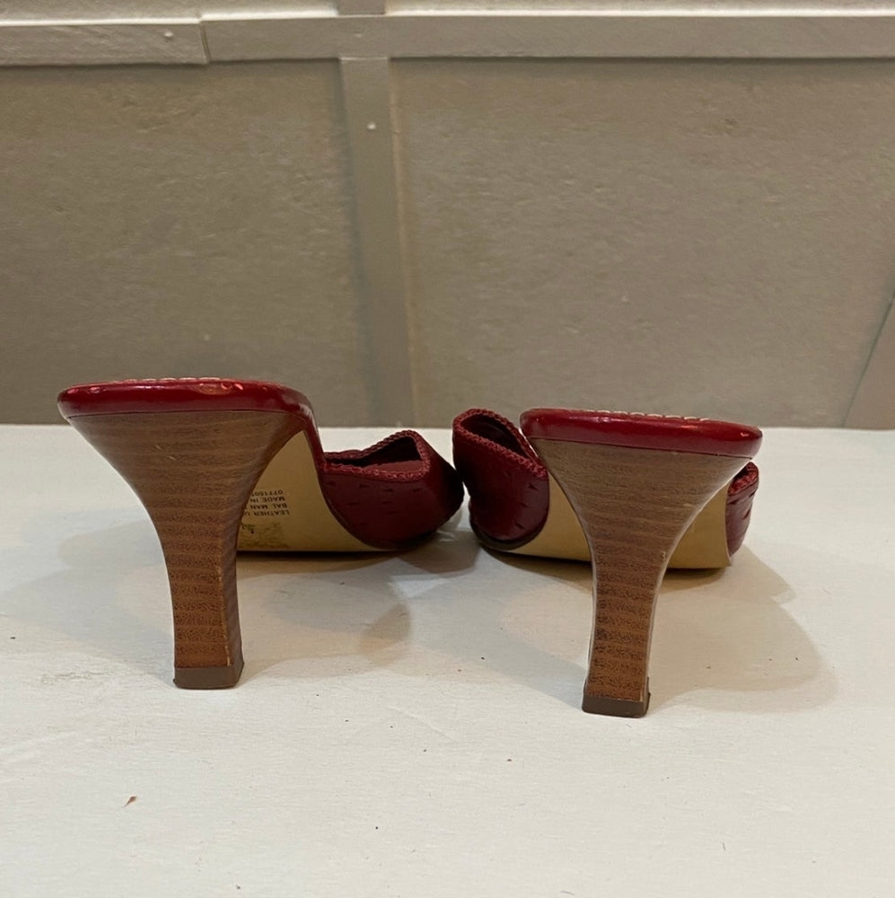 Mossimo, Red Leather Sandals - Size 8.5
