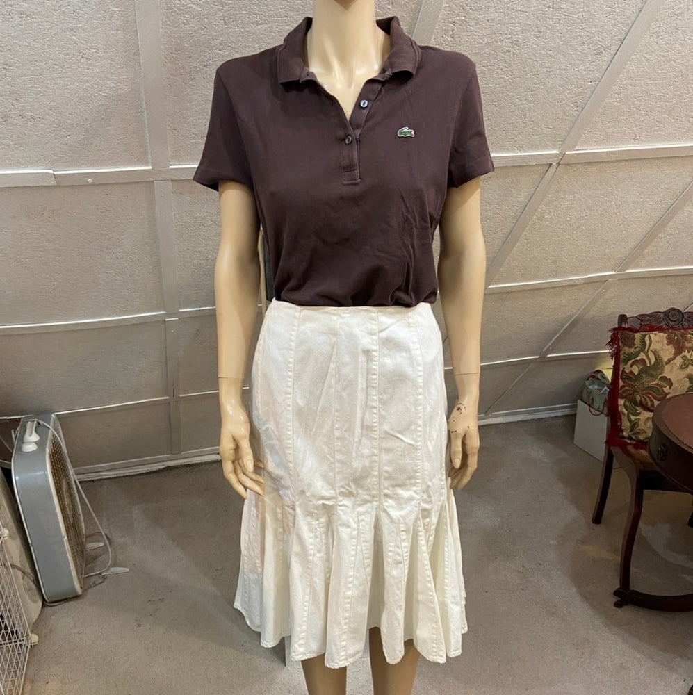 Madden Girl, Brown Leather Wedges - Size 8