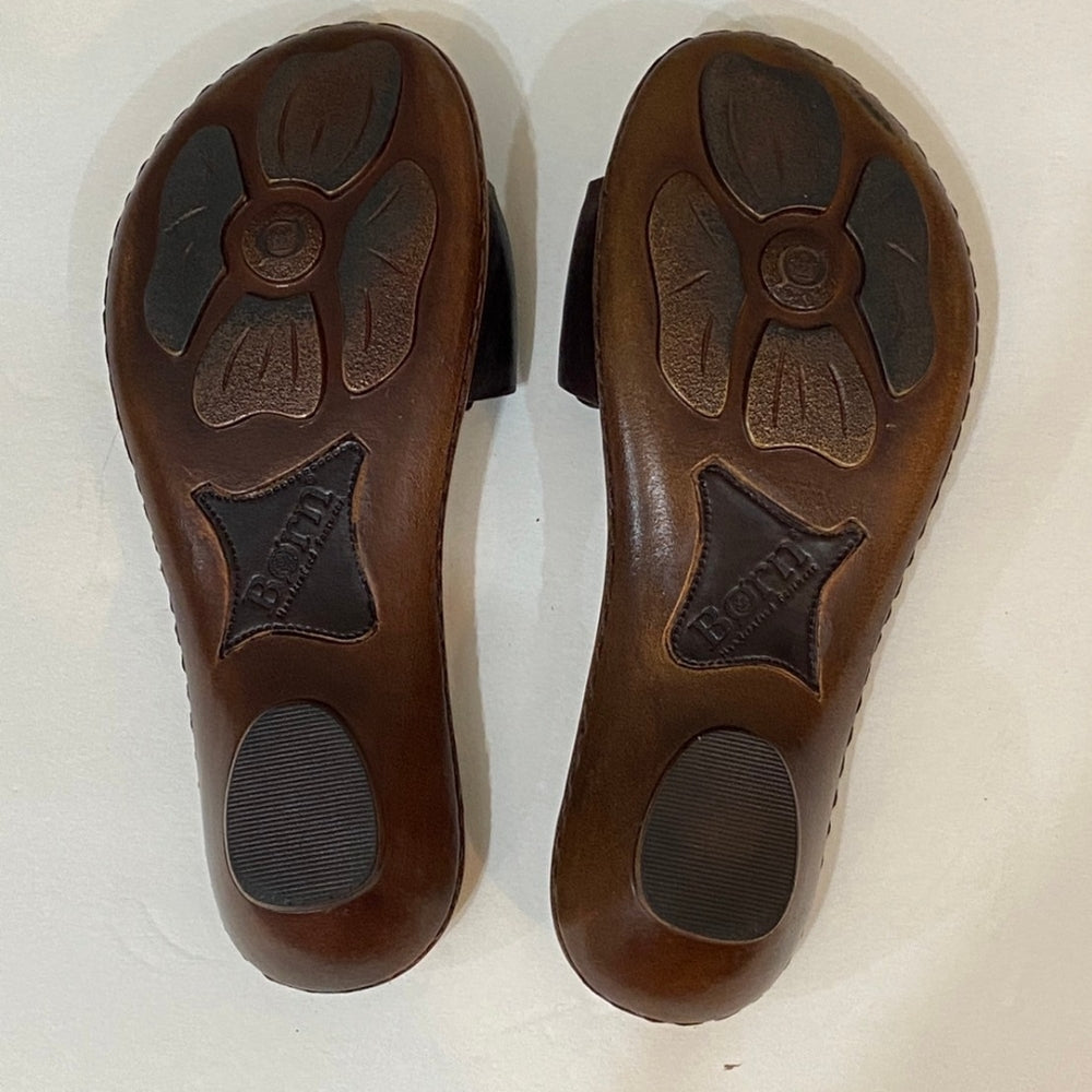 Born, Handcrafted Leather Sandals - Size 6