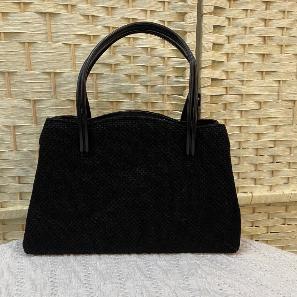 Vintage Dover Black Clasp Hand Bag