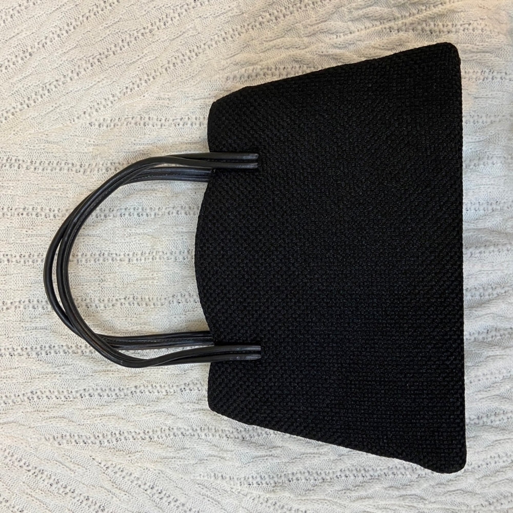 Vintage Dover Black Clasp Hand Bag