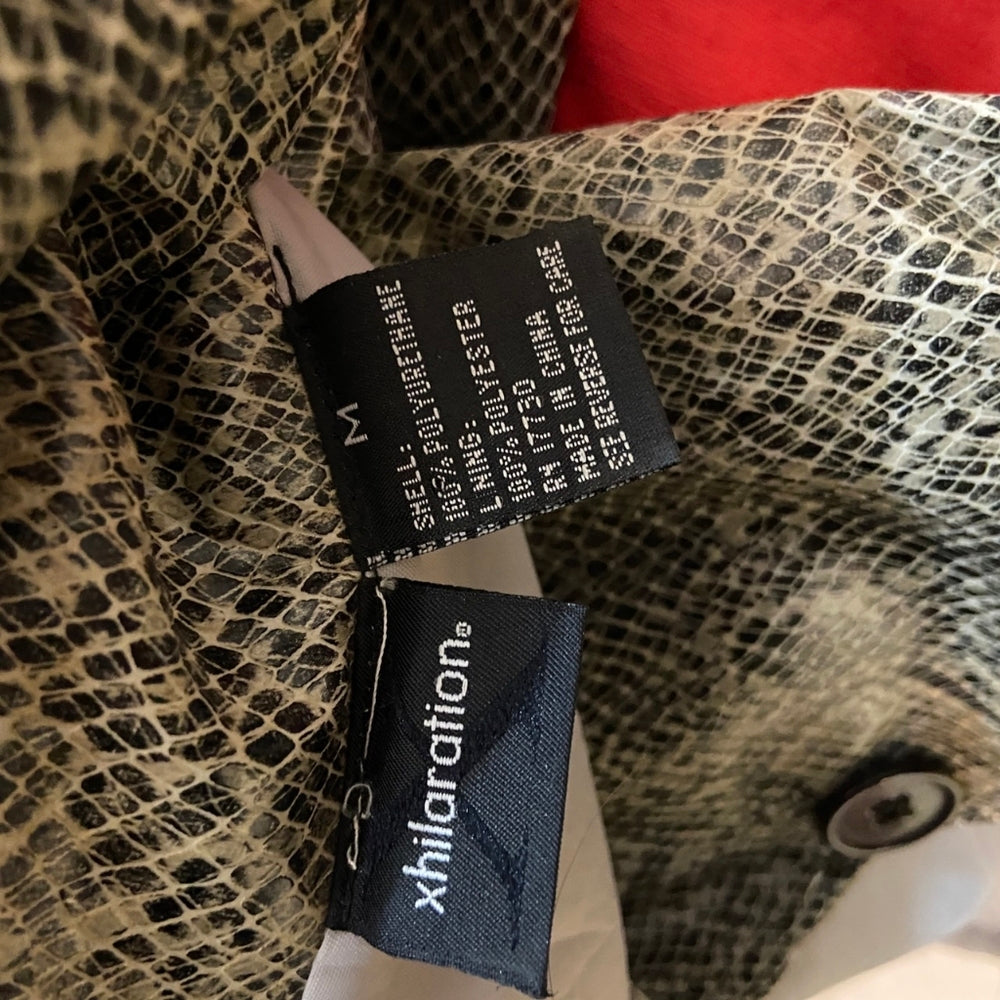 Xhilaration, Faux Snake/Alligator Trench Coat-M