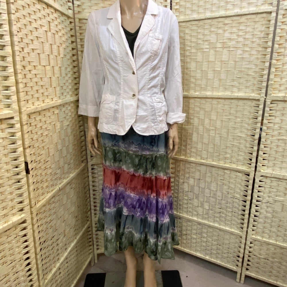 Sonoma, Vintage White Linen Jacket - Size M