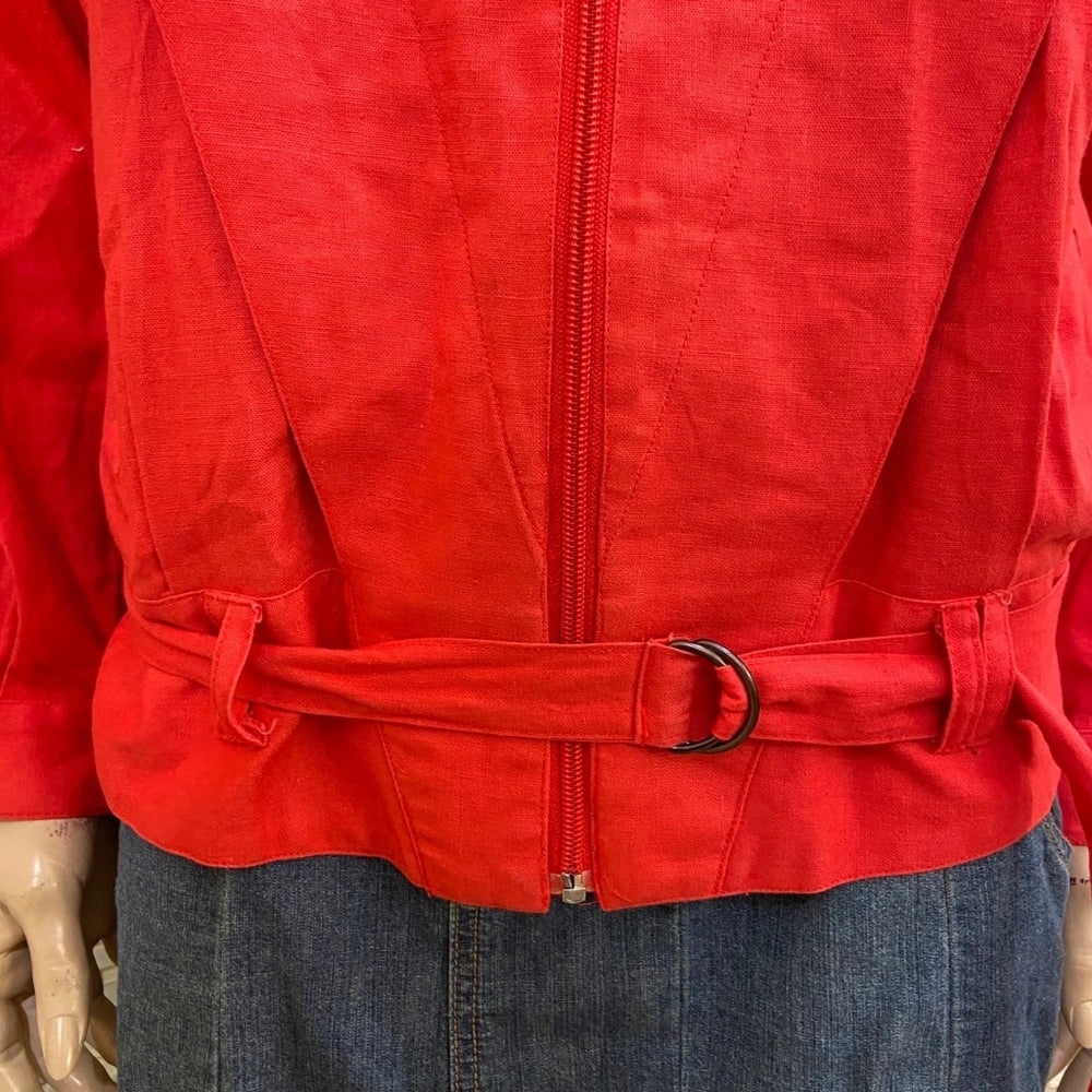 Weekend Edition, 80s Red Orange Jacket - Size 9