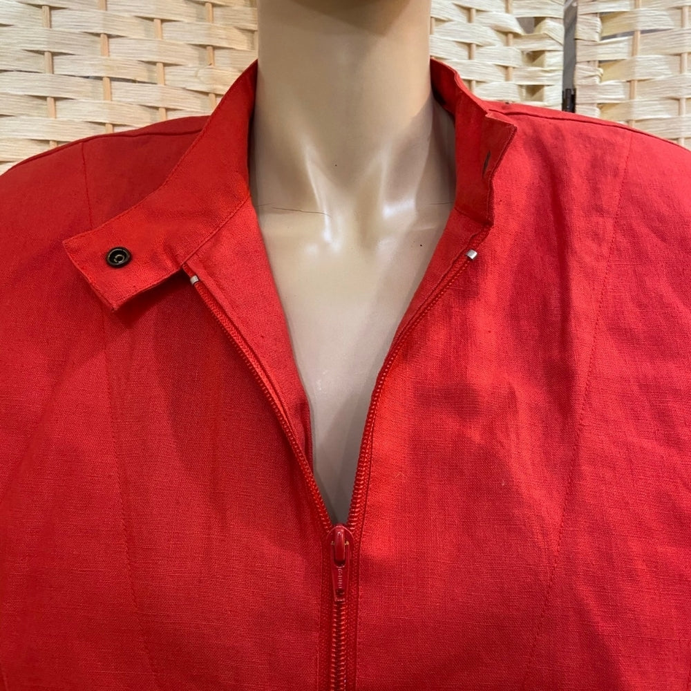Weekend Edition, 80s Red Orange Jacket - Size 9