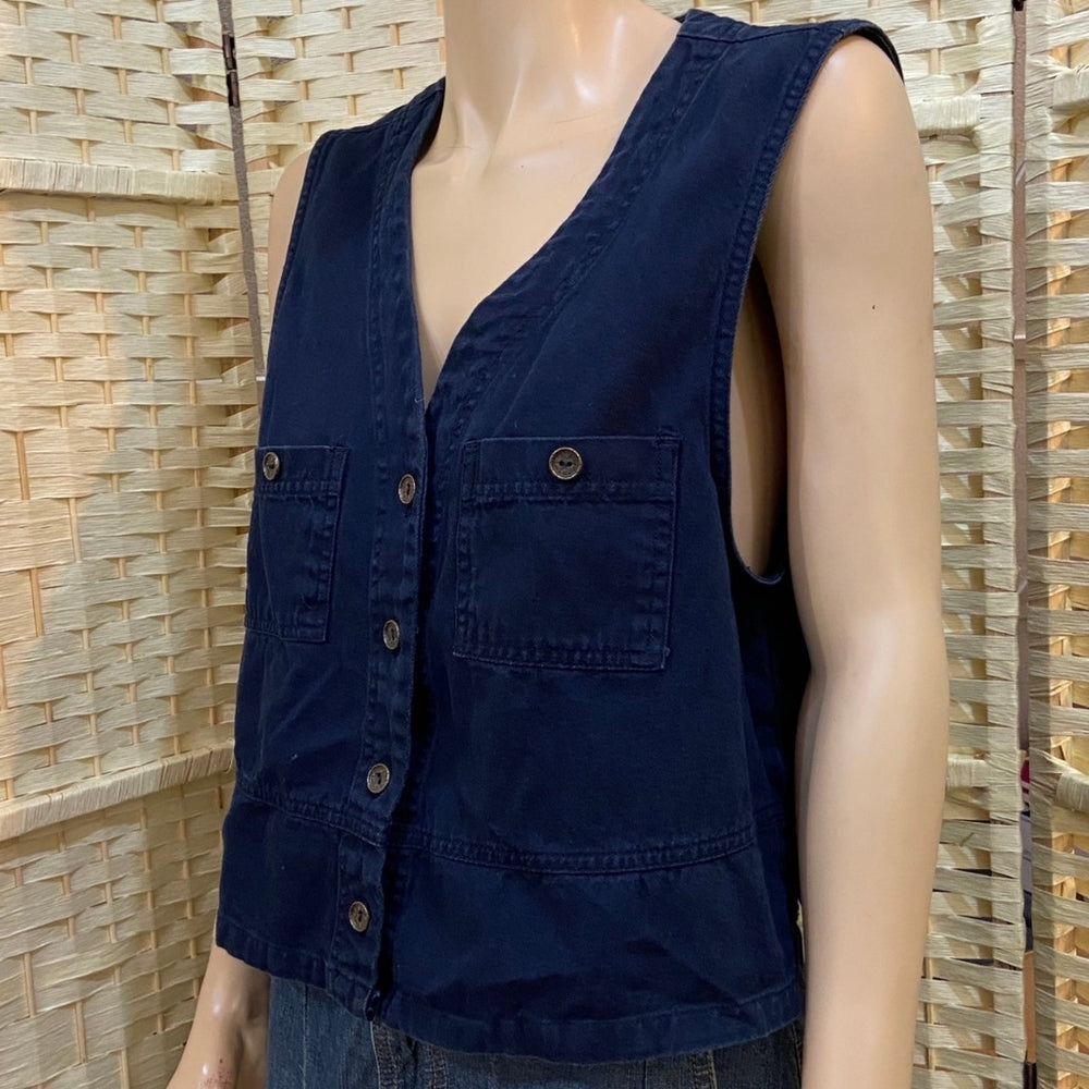 Studio Ease Clothing Company, Denim Vest - Size 12