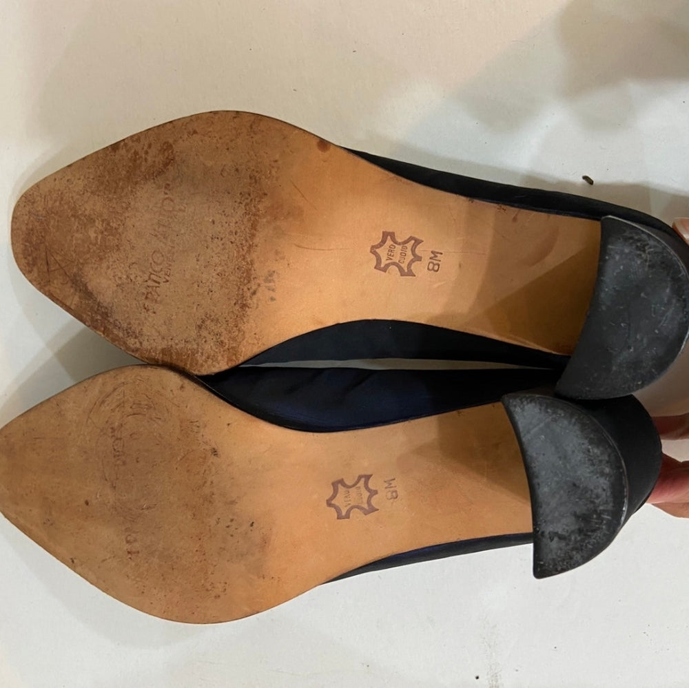 Franco Sarto, Blue Heels - Size 8