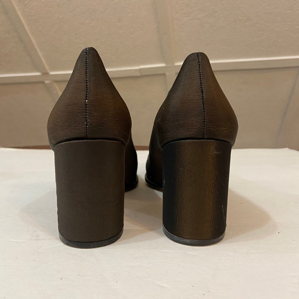 Franco Sarto, Metallic Brown Gold Heels- Size 8