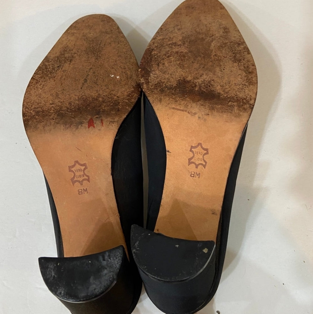 Franco Sarto, Metallic Brown Gold Heels- Size 8