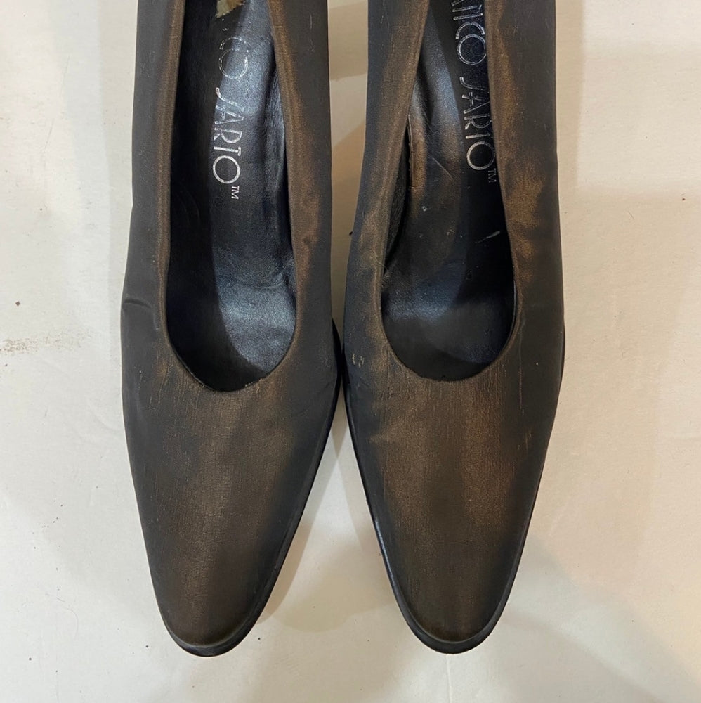 Franco Sarto, Metallic Brown Gold Heels- Size 8