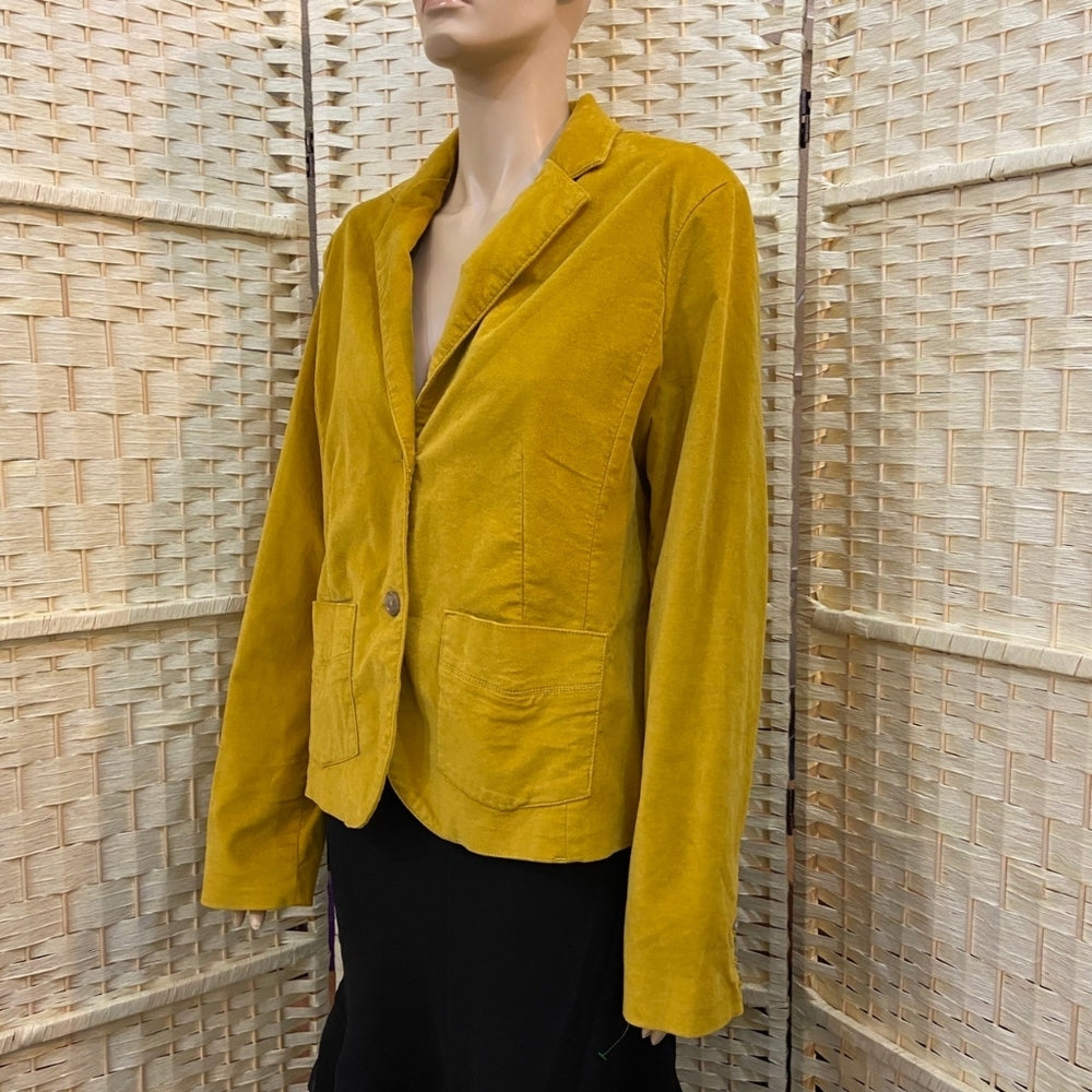 Eddie Bauer, Yellow Blazer - Size 14