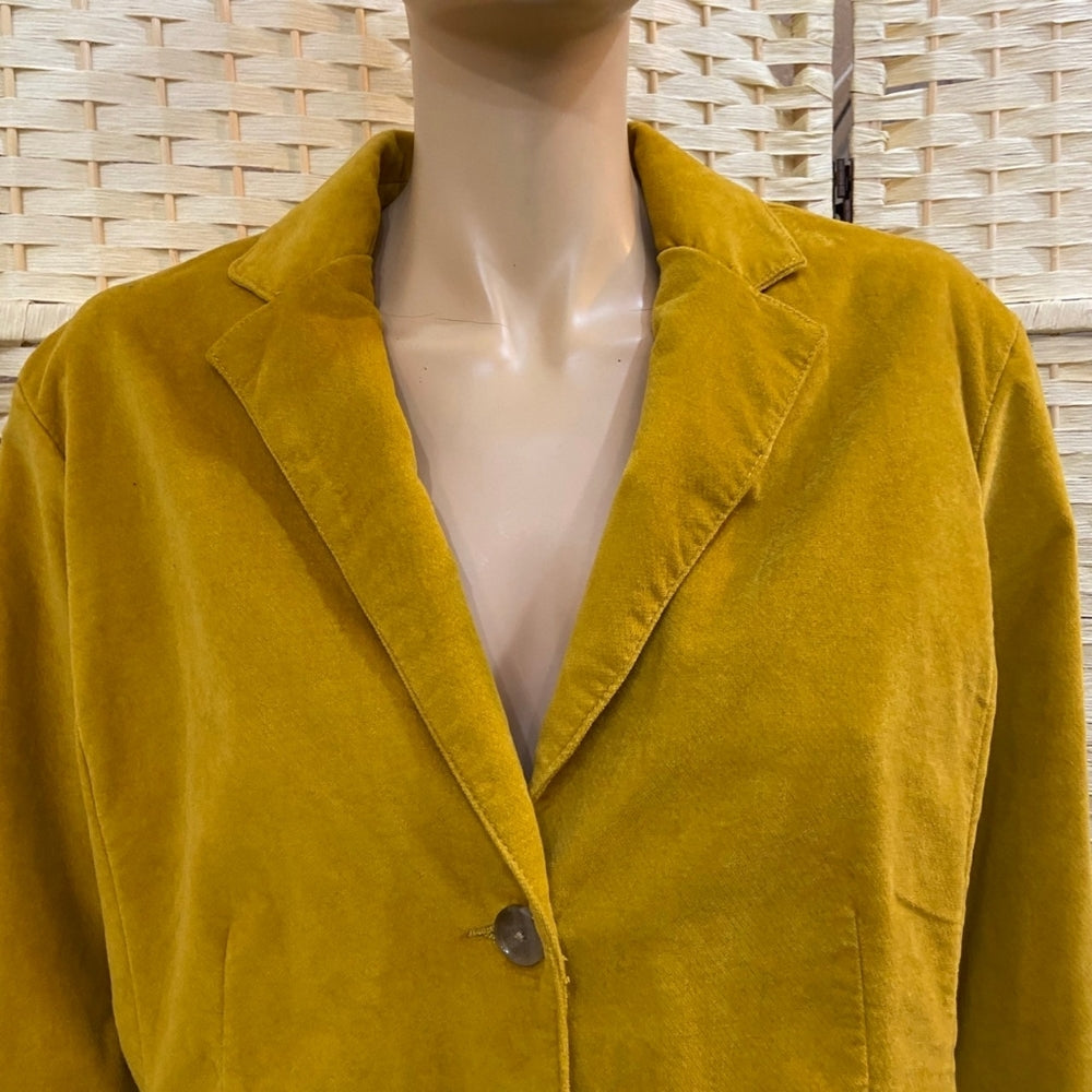 Eddie Bauer, Yellow Blazer - Size 14