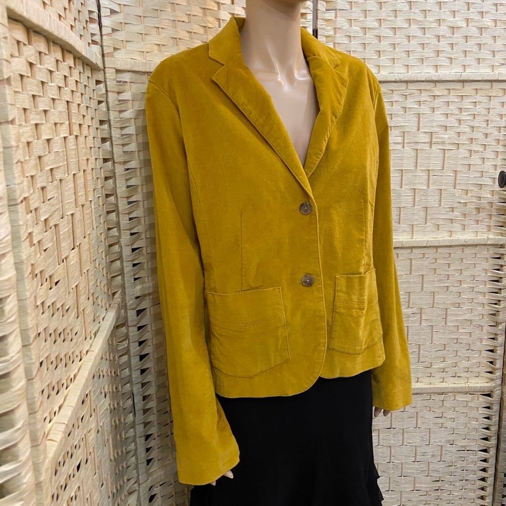 Eddie Bauer, Yellow Blazer - Size 14