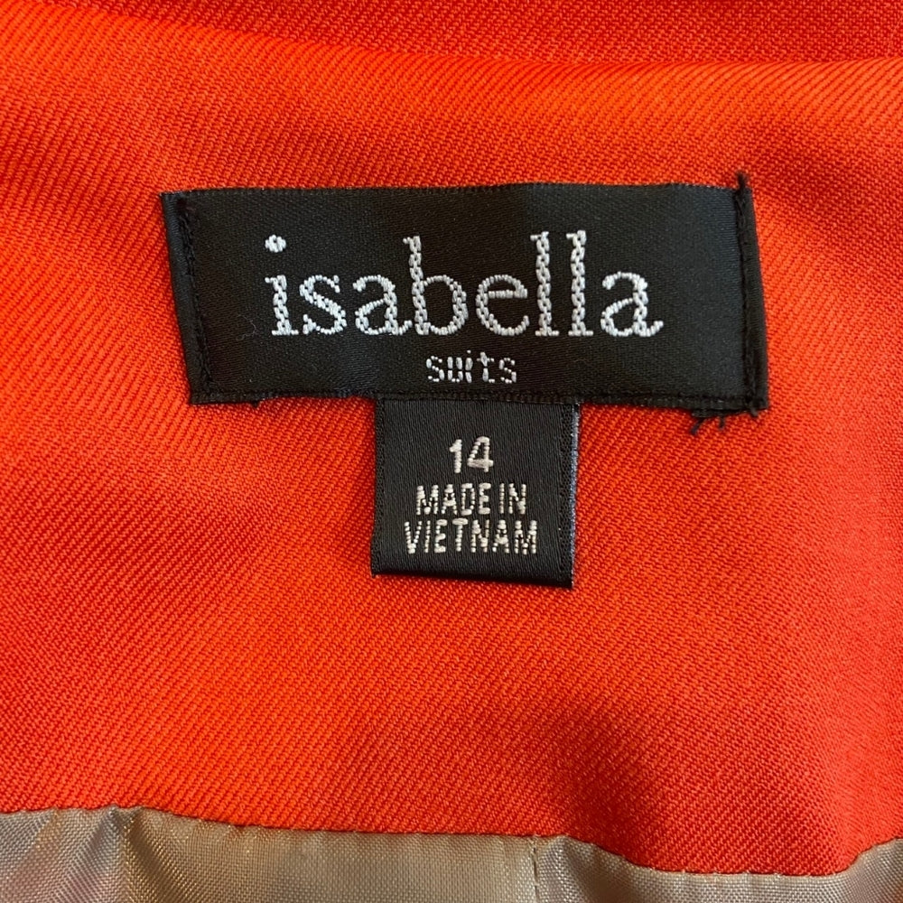 Isabella Suits, Red Blazer - Size 14