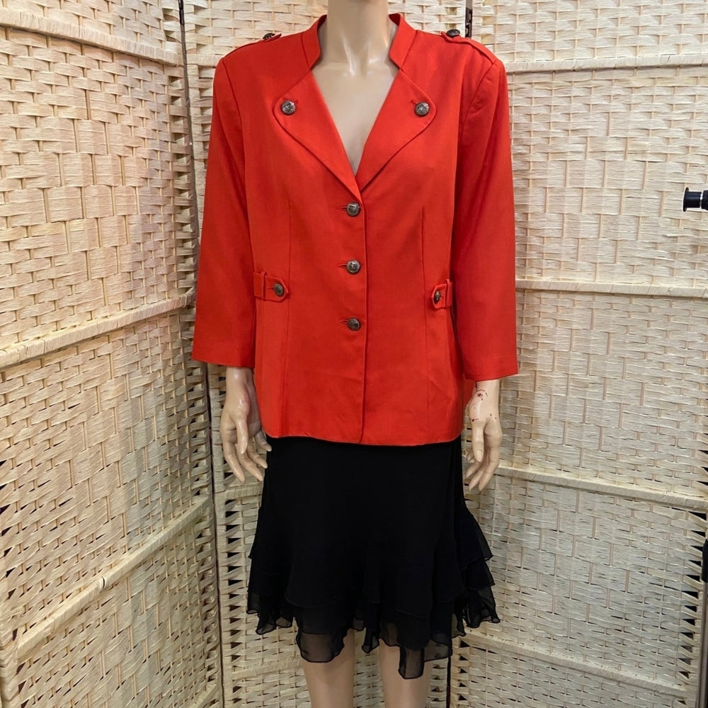 Isabella Suits, Red Blazer - Size 14