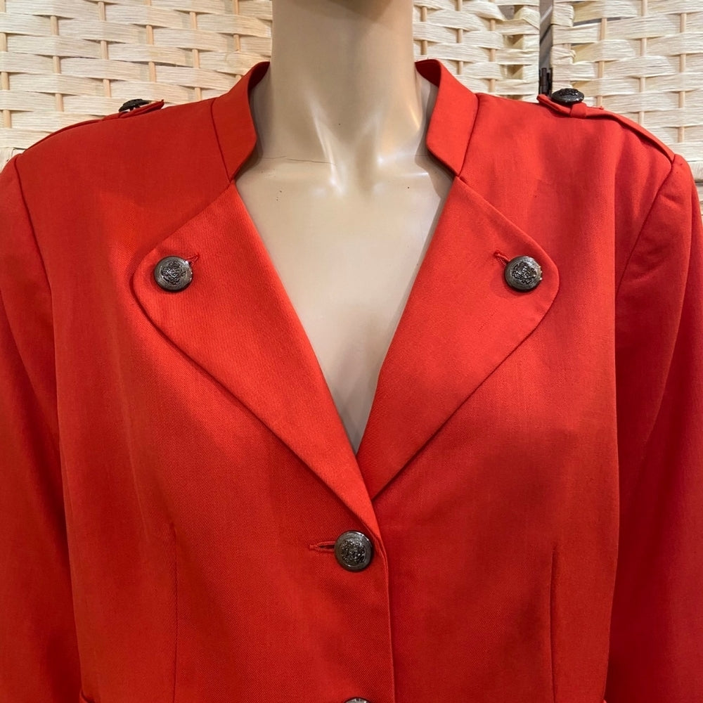 Isabella Suits, Red Blazer - Size 14