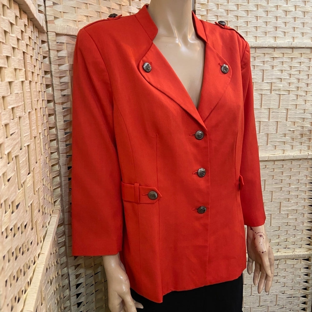 Isabella Suits, Red Blazer - Size 14
